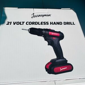 Journeyman 21 Volt Cordless Hand Drill, Handheld Tools, NWT